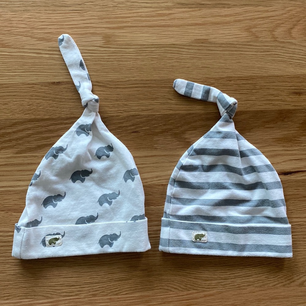 Monica and Andy top knot cap